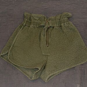 Olive Green Women's Shorts